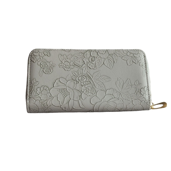Gray Floral Wallet - Picture 2 of 6